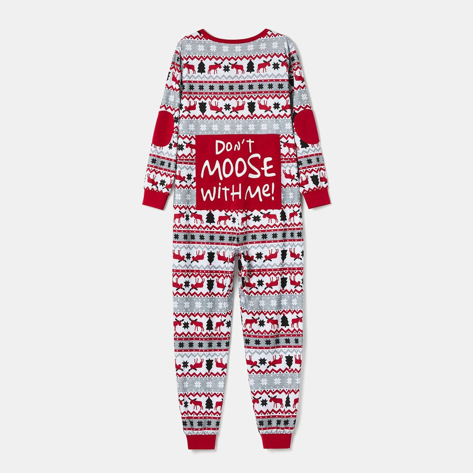 Christmas Cozy  One-Piece Family Matching Pajamas