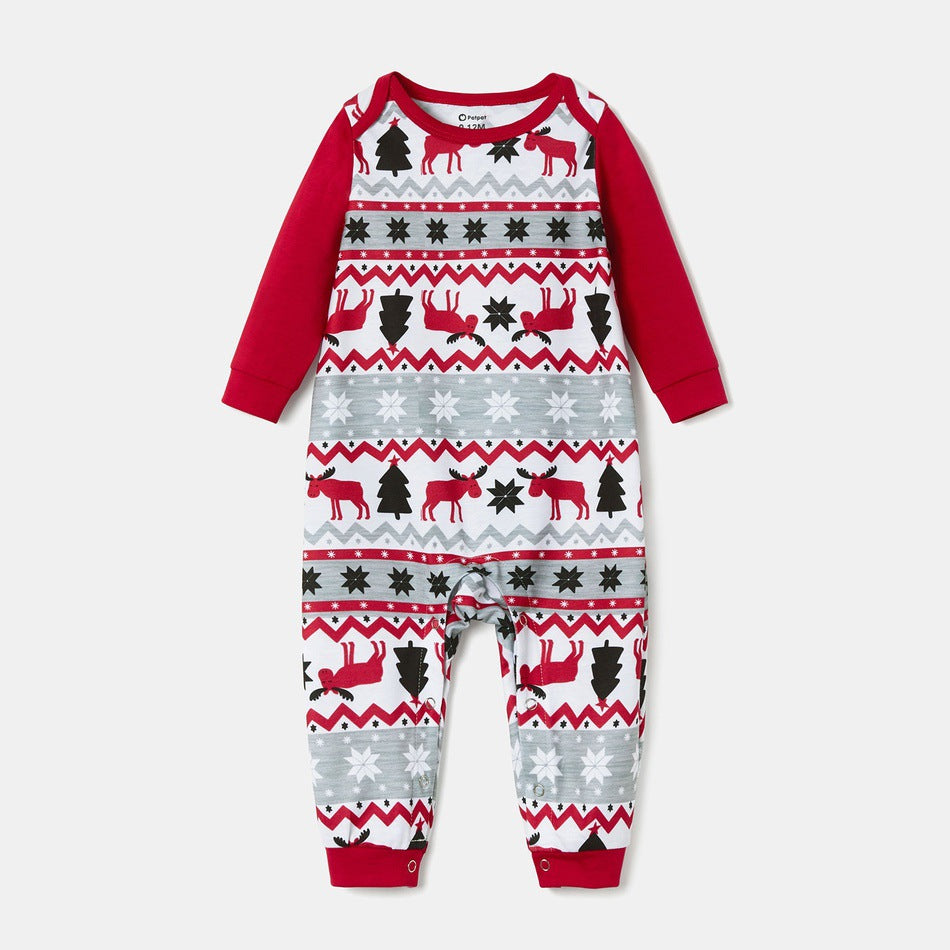 Christmas Cozy  One-Piece Family Matching Pajamas