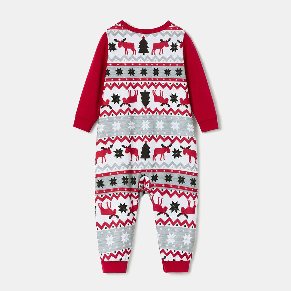 Christmas Cozy  One-Piece Family Matching Pajamas