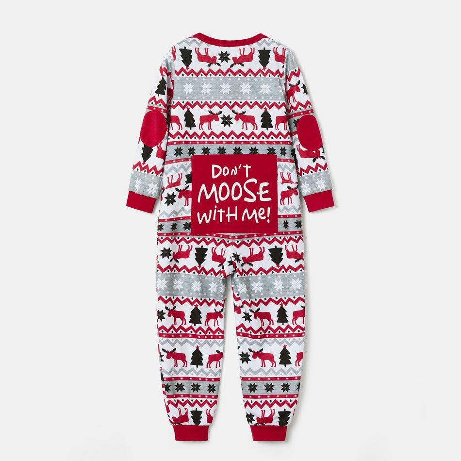 Christmas Cozy  One-Piece Family Matching Pajamas