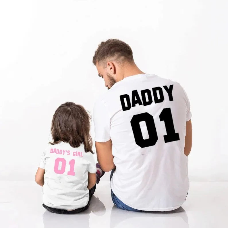 Dad and Daughter Match T Shirt