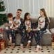 Reindeer Santa Christmas Family Matching Pajamas