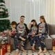 Reindeer Santa Christmas Family Matching Pajamas